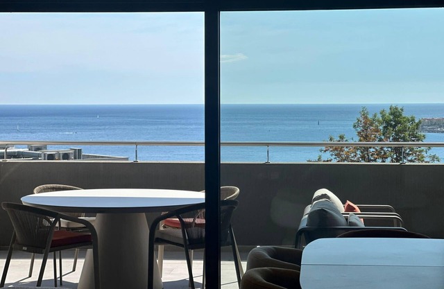 New : T3 climatisé haut de gamme vue mer de 78m²+ terrasse 45m²