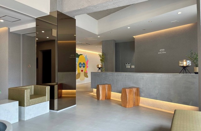 NonsmokingdeTOUR Moderate Twin Room unit showe /Fukuyama Hiroshima