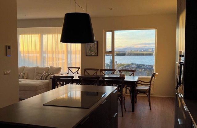 Ocean view condo next to Sky Lagoon