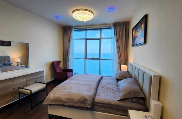 Ocean View Family friendly two bedroom apartment right opposite the Ajman Sea!