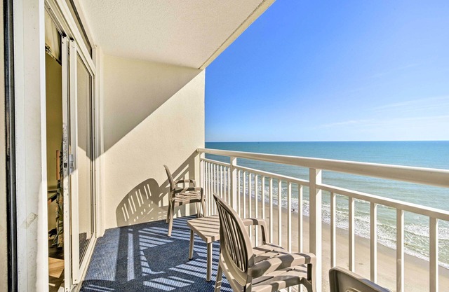 Oceanfront Myrtle Beach Condo w/ Balcony!