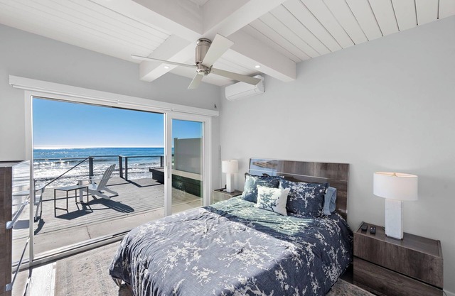 Oceanfront Retreat: 2BR Home with Private Beach Access, Firepit & BBQ