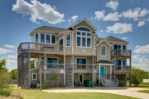 Oceanside in Whalehead with Pool Spa Sleeps 18