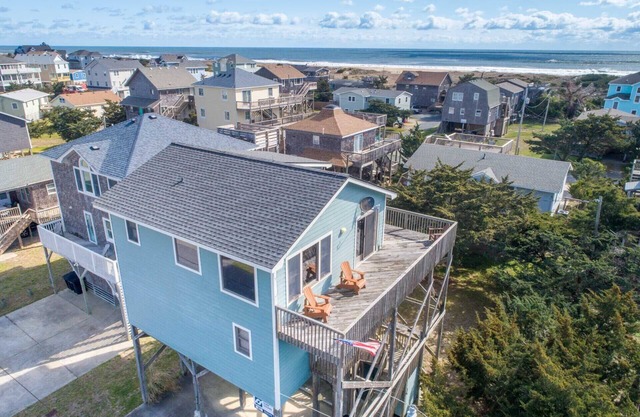 Bienvenida a Oceanview Home, Avon -3 Lotes desde la playa, fácil acceso a la playa, ascensor de carga