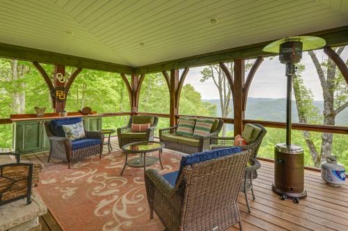 On 22 Acres Cullowhee Craftsman Home with Mtn Views