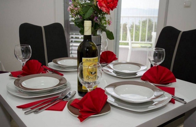 Apartamento de una habitación en la playa Bahía Osobjava, Peljesac (A-21927-c)