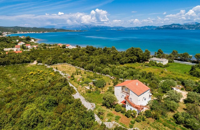 Apartamento de una habitación con balcón y vista al mar Drace, Peljesac (A-10211-b)