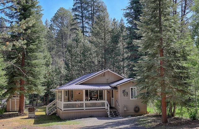 Only minutes to Heavenly, Cabin just steps to The River - Surround Yourself in Nature and Cozy Comfort!