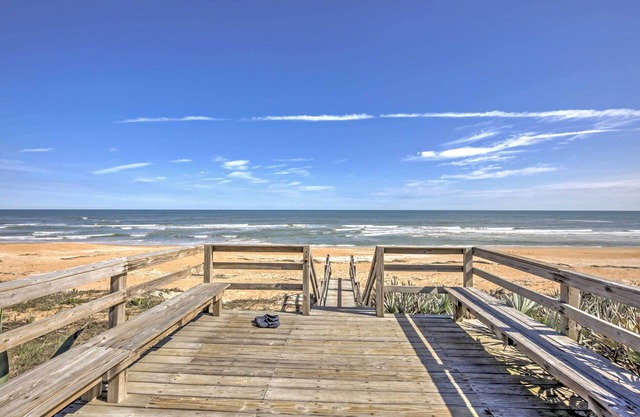 Ormond Beach Resort: pasos de la casa a la piscina y la playa