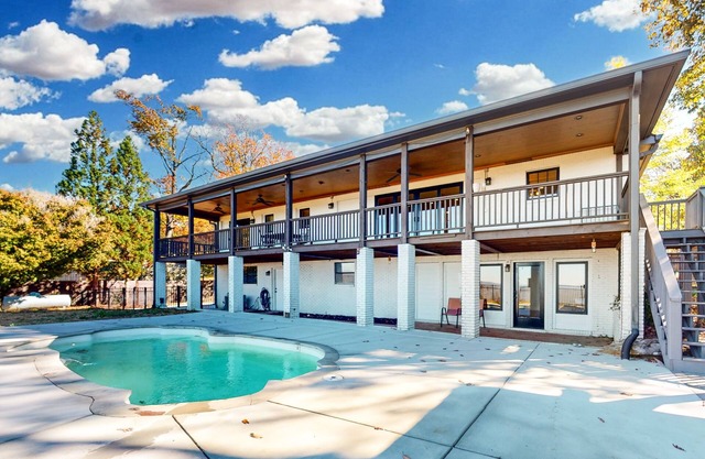 Overlook four states in this exquisite dog friendly home with pool