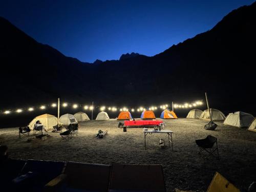 Overnight Musandam 20 tents whole Private camp for groups bathroom and kitchen