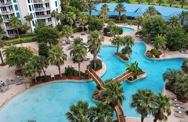 Palms Resort 2813: 2br, Pools, Courts, Gulf Views & Minutes to Beach!