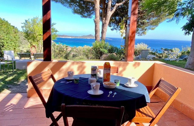 Panoramic sea view villa with large garden