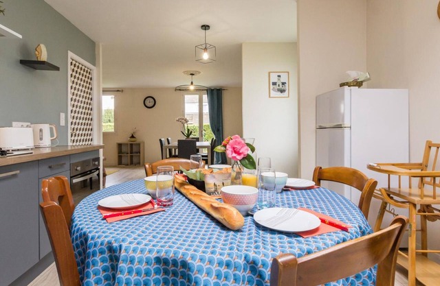 Casa de Vacaciones en Sainte-Mère Église, Jardín Privado