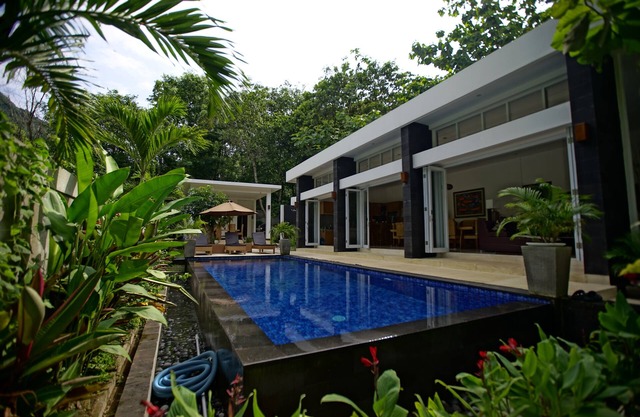 Villa privada en la frontera del parque nacional