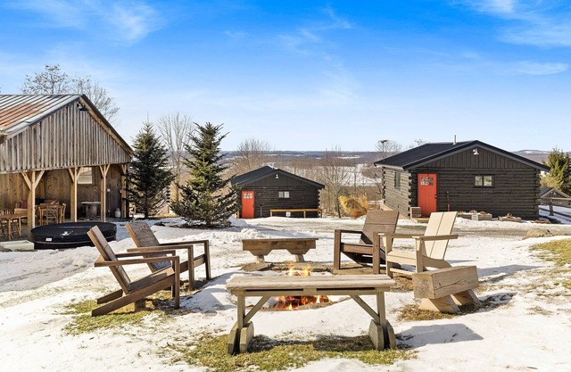 Peaceful Summer Cabins for Families w/ Hot Tub, Firepit, Mountain Views & Trails