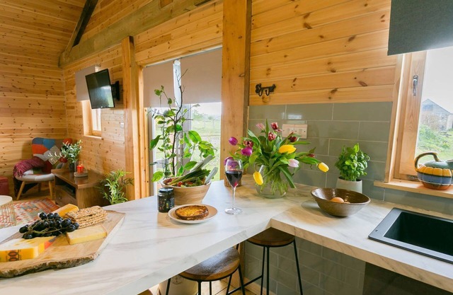 Peacock Cabin - a dog that sleeps 2 guests in 1 bedroom