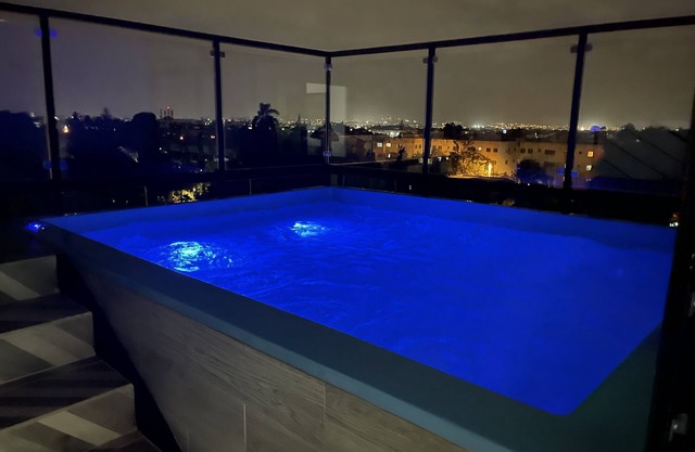 Penthouse with a private jacuzzi