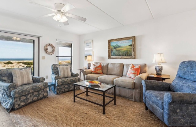 Pet Friendly Oceanfront Sailmaker Condo | Ground Floor | Updated Kitchen | Steps to the Beach