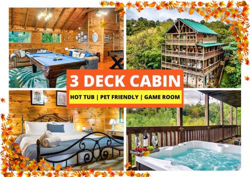 Pet-Friendly, Views, Hot Tub, WIFI, Game Room