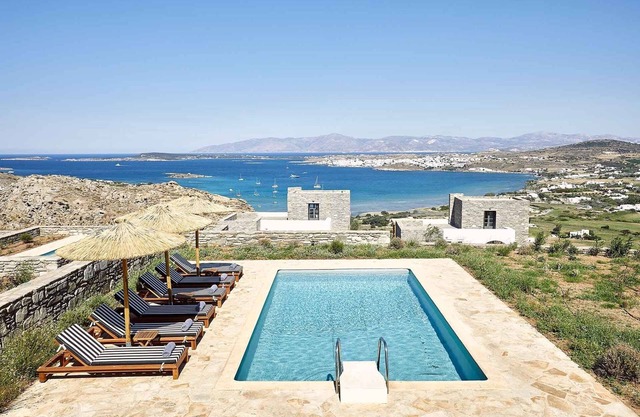 Villa con vistas al mar en Paros | Villa de lujo | Vista al mar | Gran terraza | 3 BDR | Santa Maria