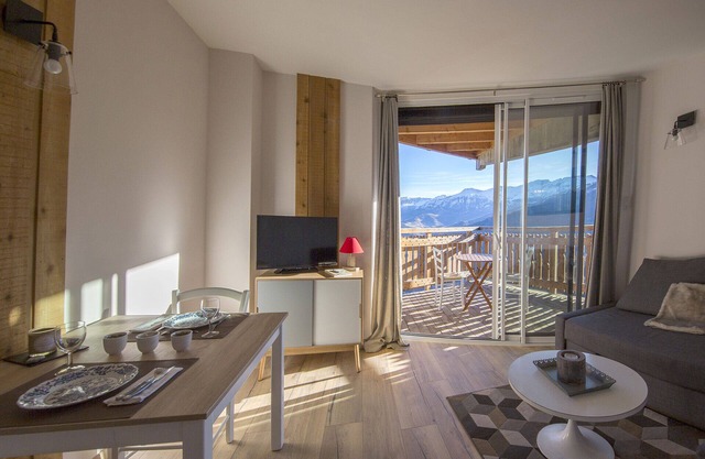 Pra loup 1600 T2 nueva terraza vista panorámica en el complejo a 50 m de las pistas