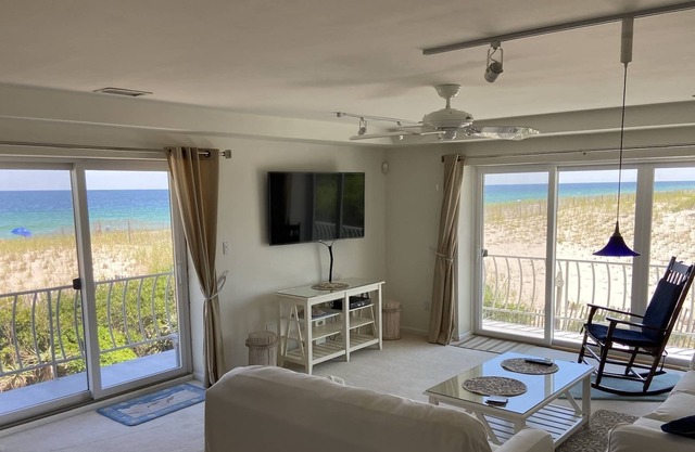 Prime oceanfront condo with amazing views of the Atlantic and Island Beach!