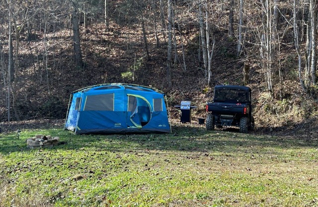 Primitive camping site.