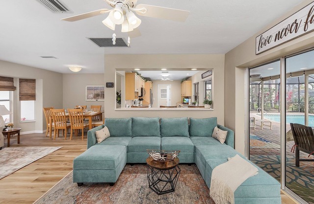 Paraíso en el canal con cribado, piscina segura para niños y lanai