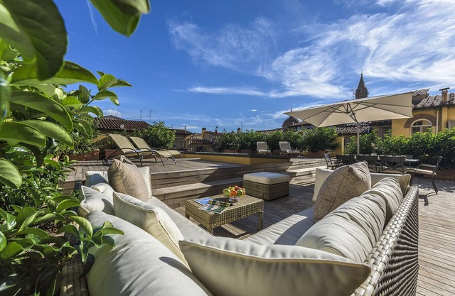 Apartamento con terraza panorámica en el centro de Florencia.