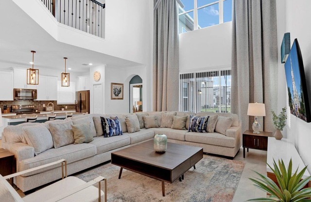 private pool/communal pool/games room/themed bedrooms