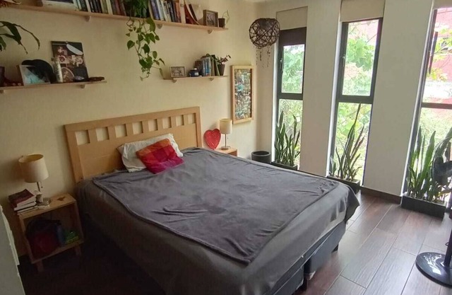 Acogedor cuarto privado c/balcón en depa moderno en el corazón de la CDMX
