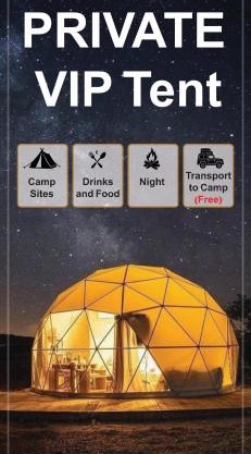 Private VIP Tent in the Desert