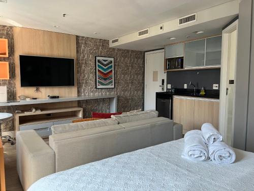 Quartos de hotel em frente ao Shopping Vila Olimpia