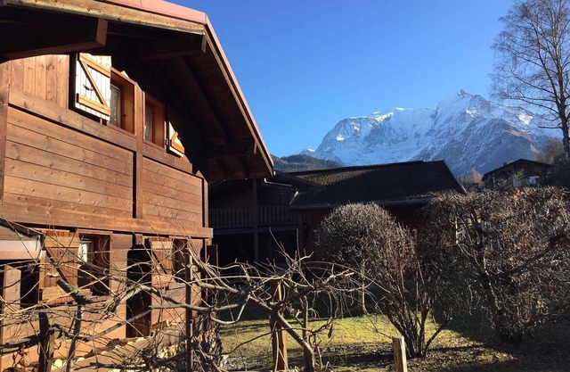 chalet tranquilo con vista al mont blanc, san nicolas de veroce