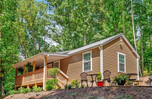 Ranch house in Horse Shoe with mountain views, firepit, & grill