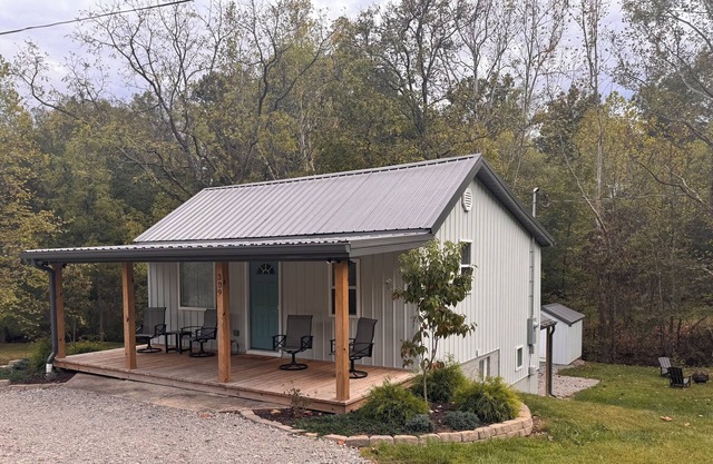 Relax in Nature in a Modern Country Retreat with a Fire Pit and Full Amenities