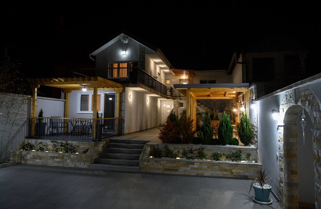 Relax in our exquisite apartment and complimentary daily wine of your choice.