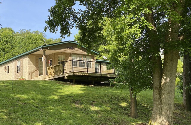 Relax on the enchanting bank of the White River..