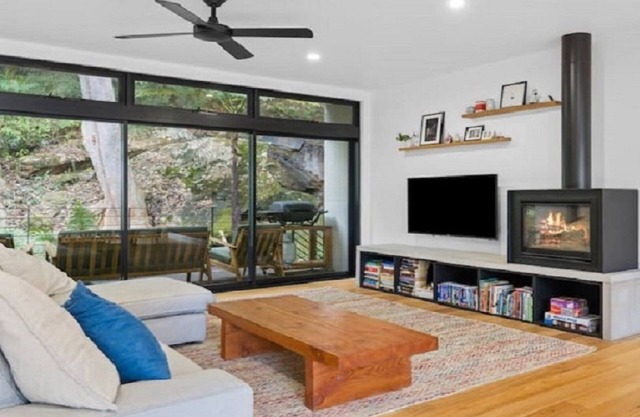 Relax with bush & water views