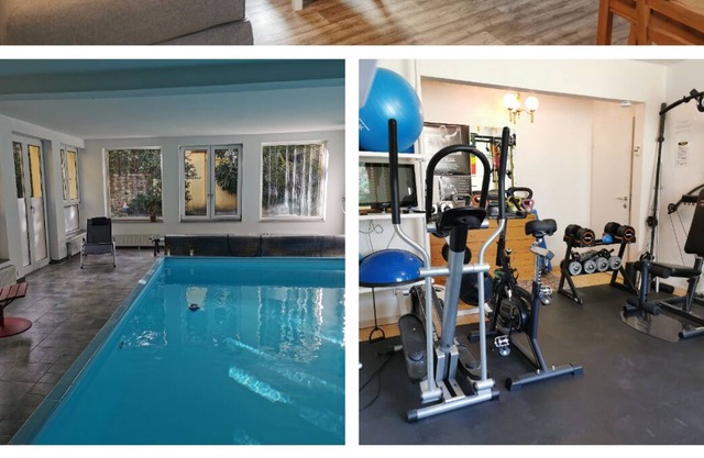 Relaxation in the attic with pool & gym