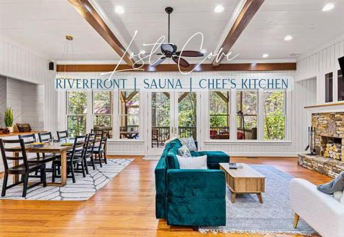 Riverfront Retreat: Sauna, Private Forest, 6 Falls