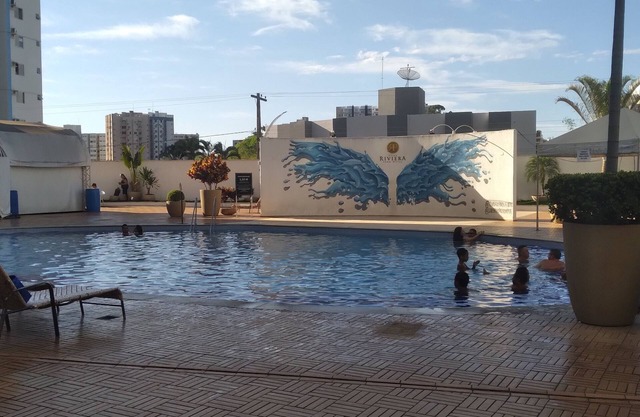 Riviera Park Flat Charme com Sacada com Vista Incrível Para Parque Water Parque