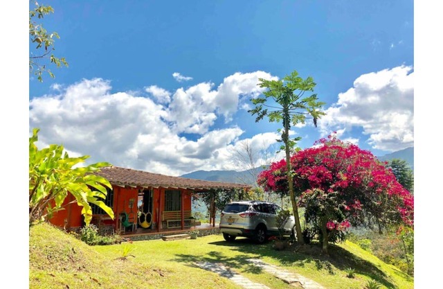 Casa rural con piscina natural para conectar con la naturaleza