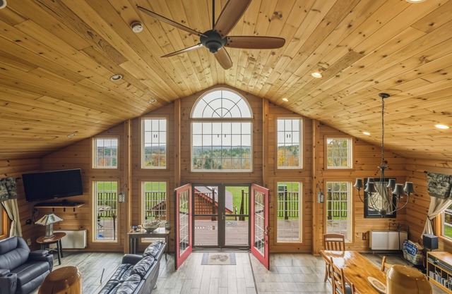 Rustic elegance above the meadow