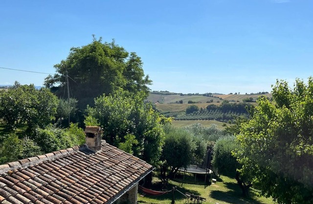 Rustic villa nestled in the Marche hills 10 minutes from the beach.