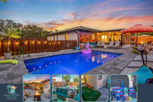 Saltwater Siesta Game Room Pool Mini Golf