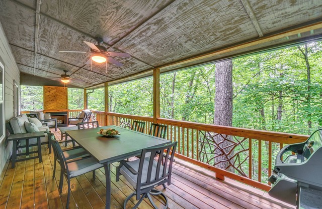 Sapphire Valley Resort Cabin w/ Fireplaces + Grill