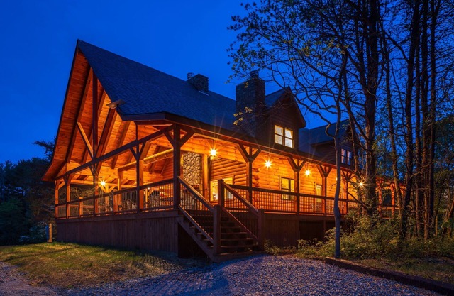 Scenic Ridge Lodge-Cabaña-Baño privado-Vista al campo