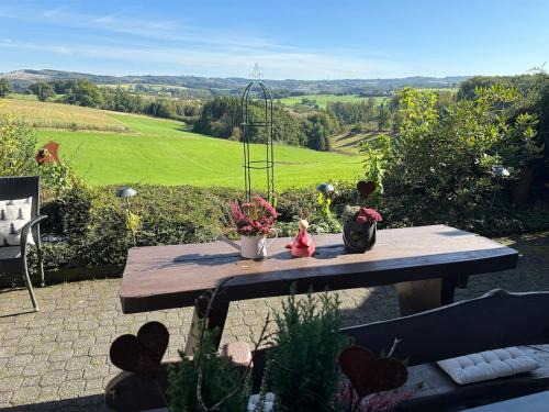 Schöne Ferienwohnung mit Ausblick in die Natur